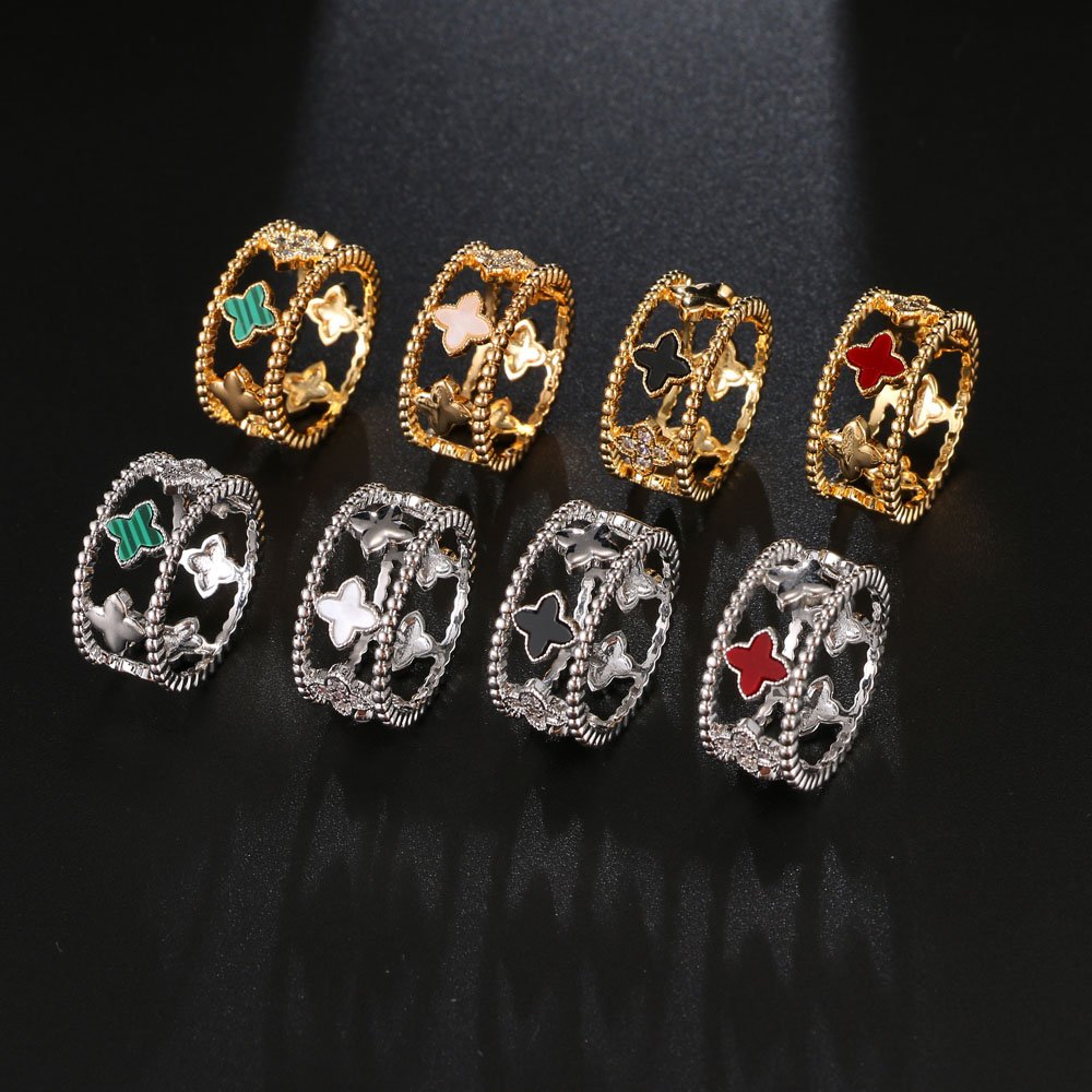 Women multicolors 3A class zircon ring Women multicolors 3A class zircon ring