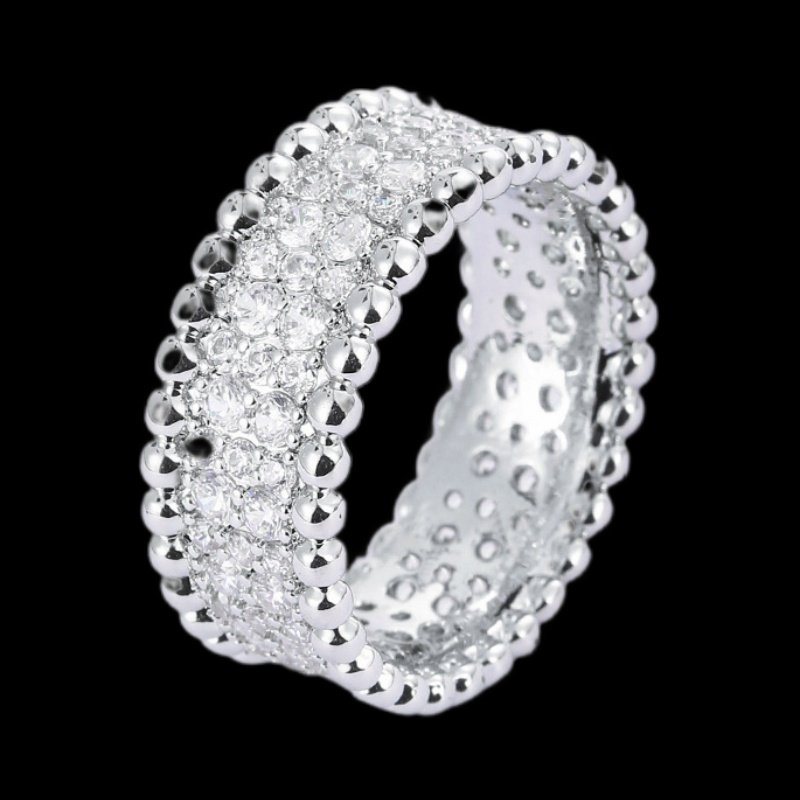 Kaleidoscope full of stars zirconium rings platinum