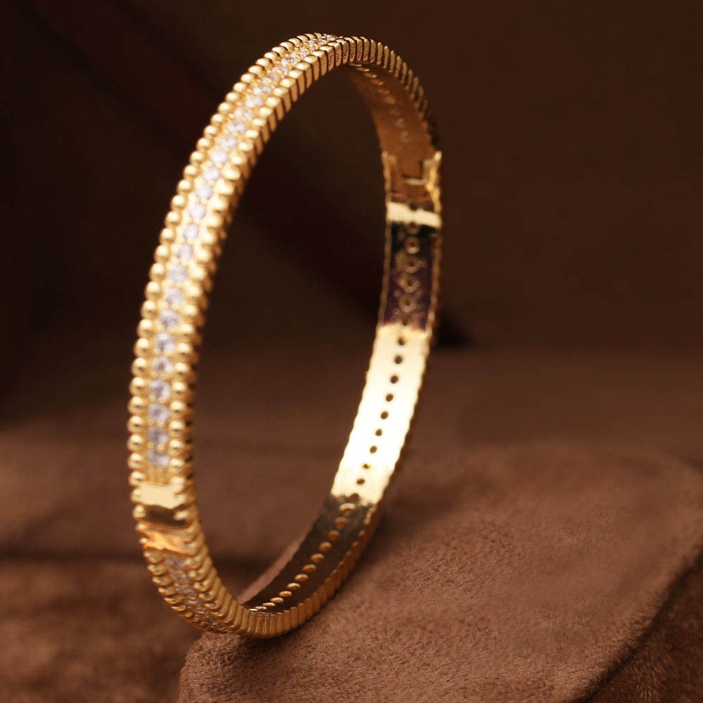 luxury design dotted stars lace zirconia shiny bangles gold luxury design dotted stars lace zirconia shiny bangles gold